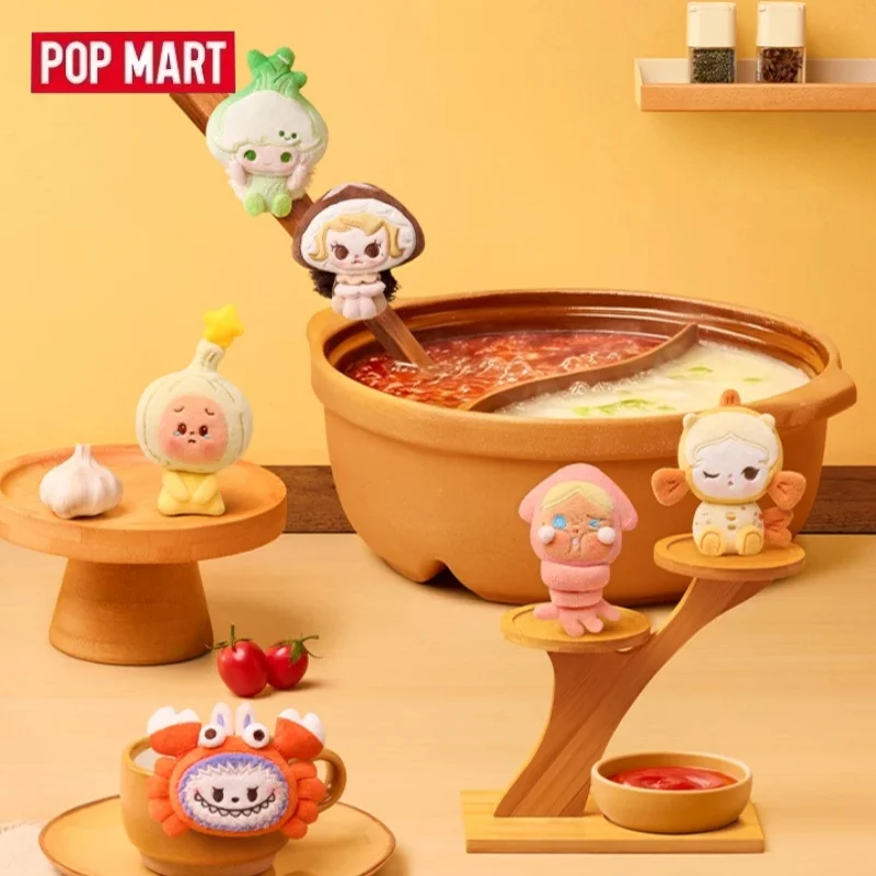 POPMART POP BEAN DIP FOR FUN Series Plush Decorative Charm Blind Box Guess Bag Original Toys Doll Cute Anime Figure Ornaments