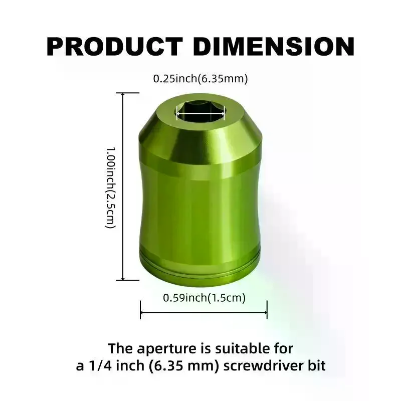 /PFU/Magnetizer And Demagnetizer For Screwdriver Bits Strong Adsorption Ring For Secure Fit In Tight Spaces For Workers Portabl