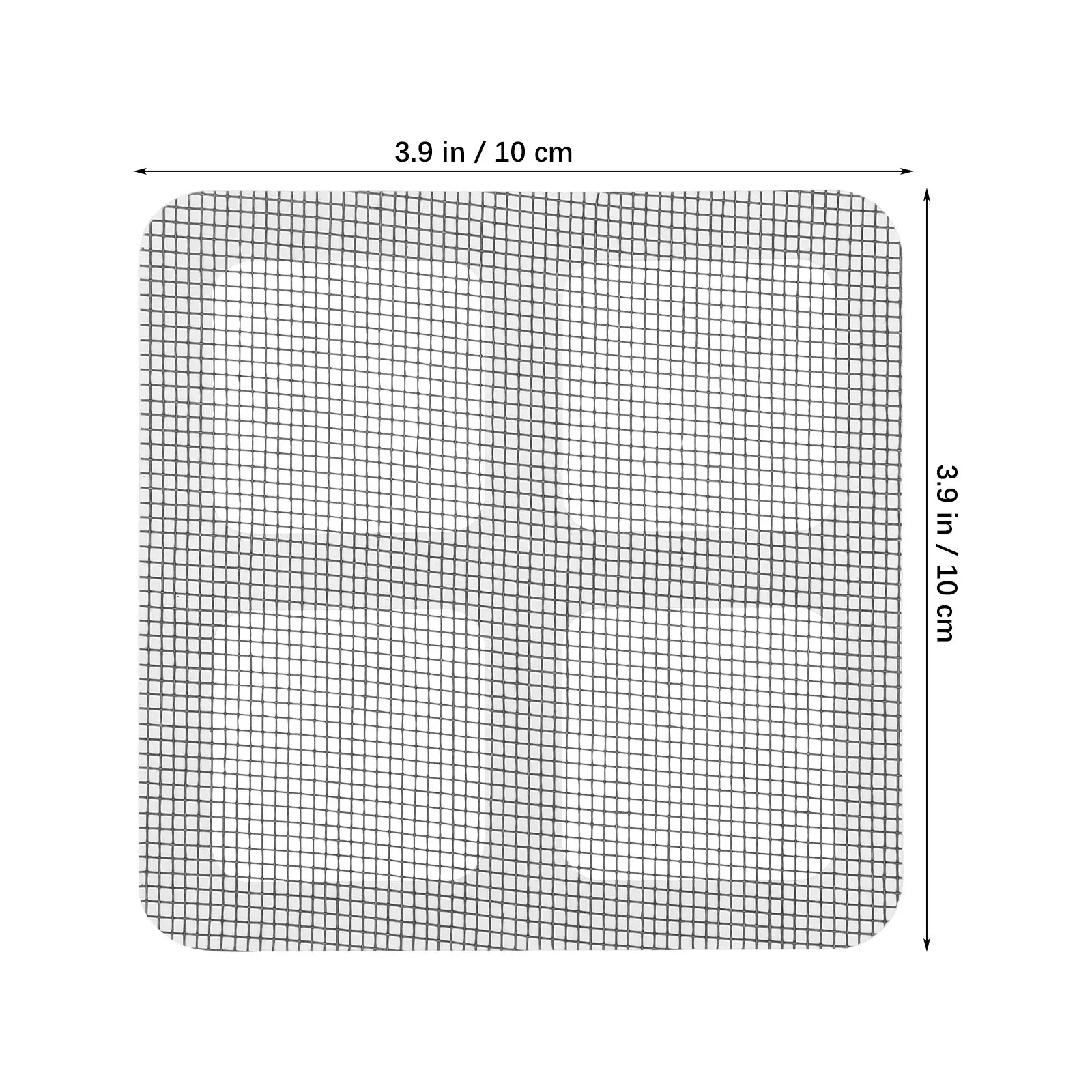 100Pcs Disposable Drain Cover Anti-Clogging Filter Sticker Shower Hair Catcher Floor Drain Screen Bathroom Mesh Filter