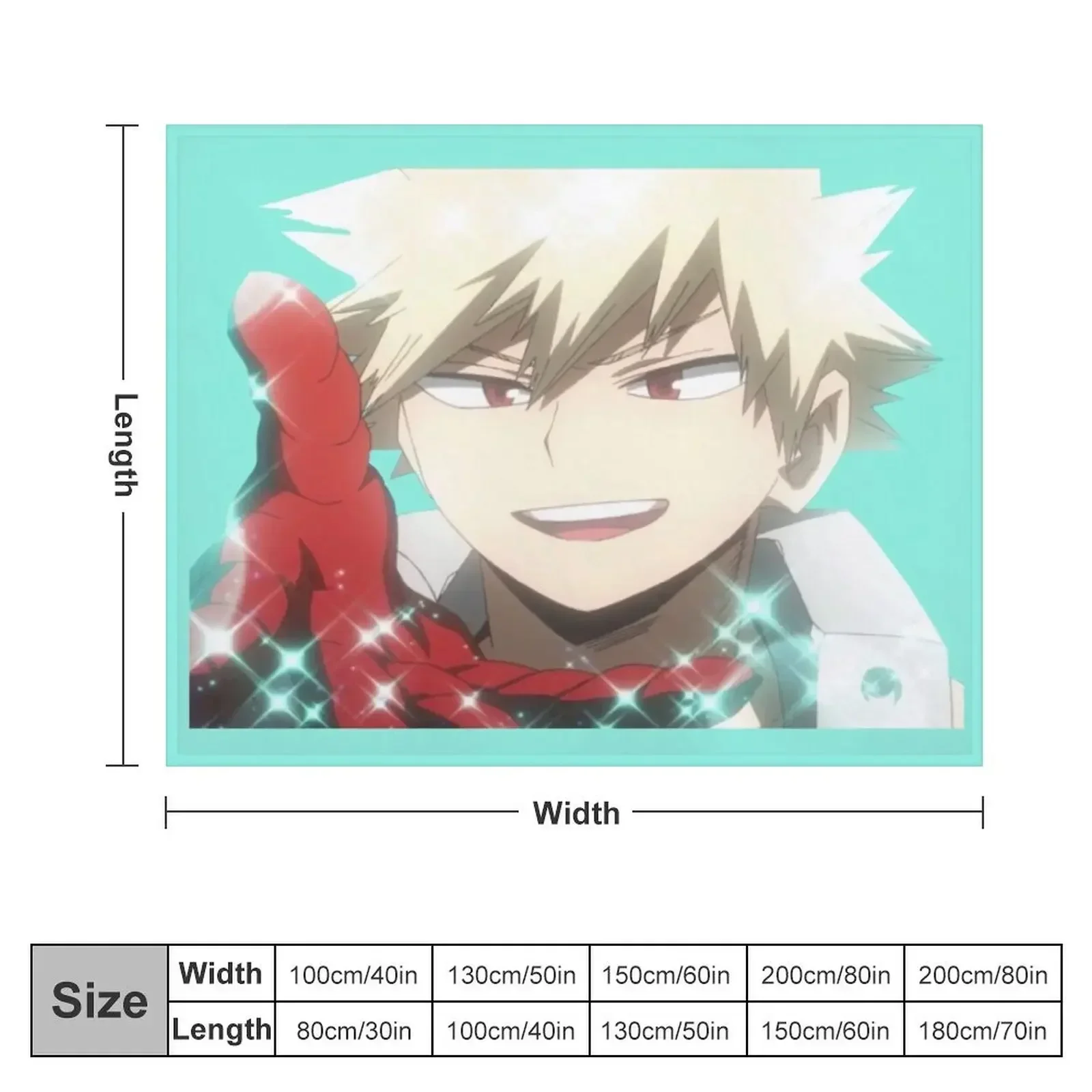 Illusion Bakugou Throw Blanket christmas decoration Summer Beddings Blankets