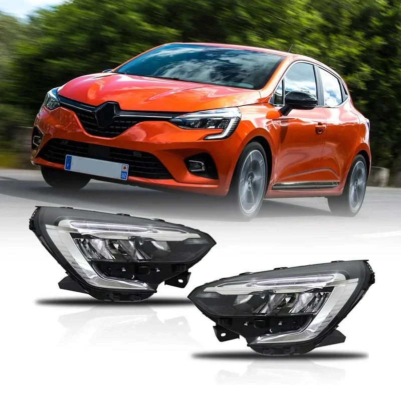 For Renault Clio 5V 2019-2023 Right Left Front Headlight High Quality Waterproof Automobile Spare Parts 260105310 R 260100902 R