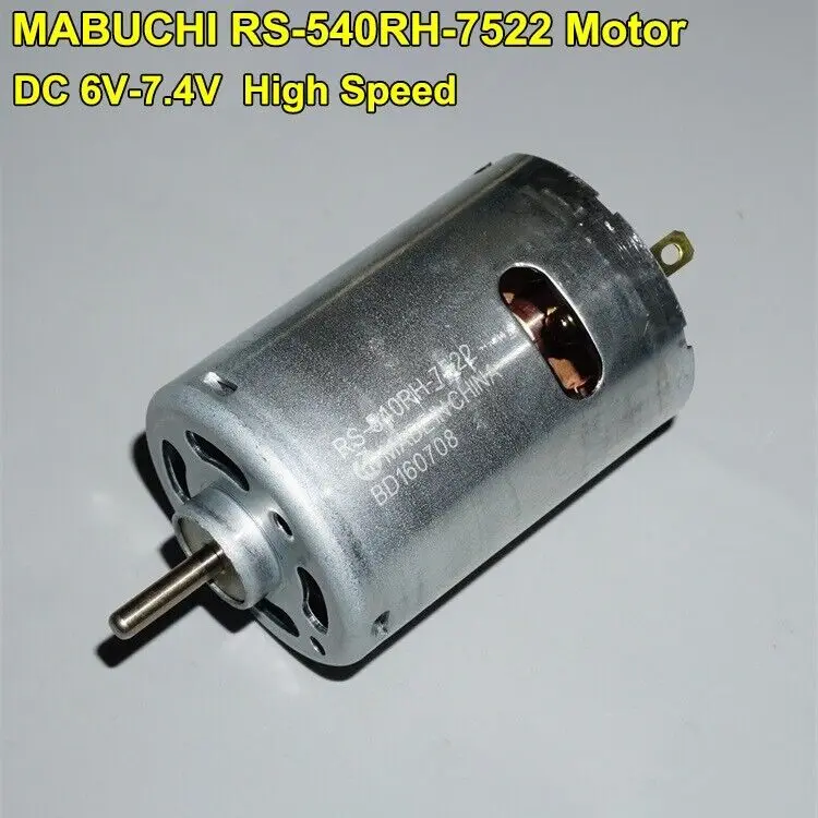 MABUCHI RS-540RH-7522/7520 Mini Engine DC 6V-7.4V 7.2V High Speed Large Power Drill Electric Tool Motor Vacuum Cleaner Toy Motor