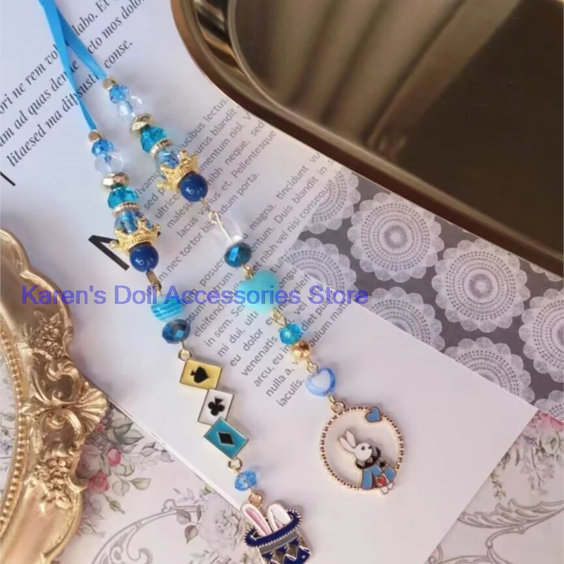 Hot Blythe preserving metal spacer beads handmade Eye changing pull rope for sleeping eye Nine strand rope reinforcement A0000