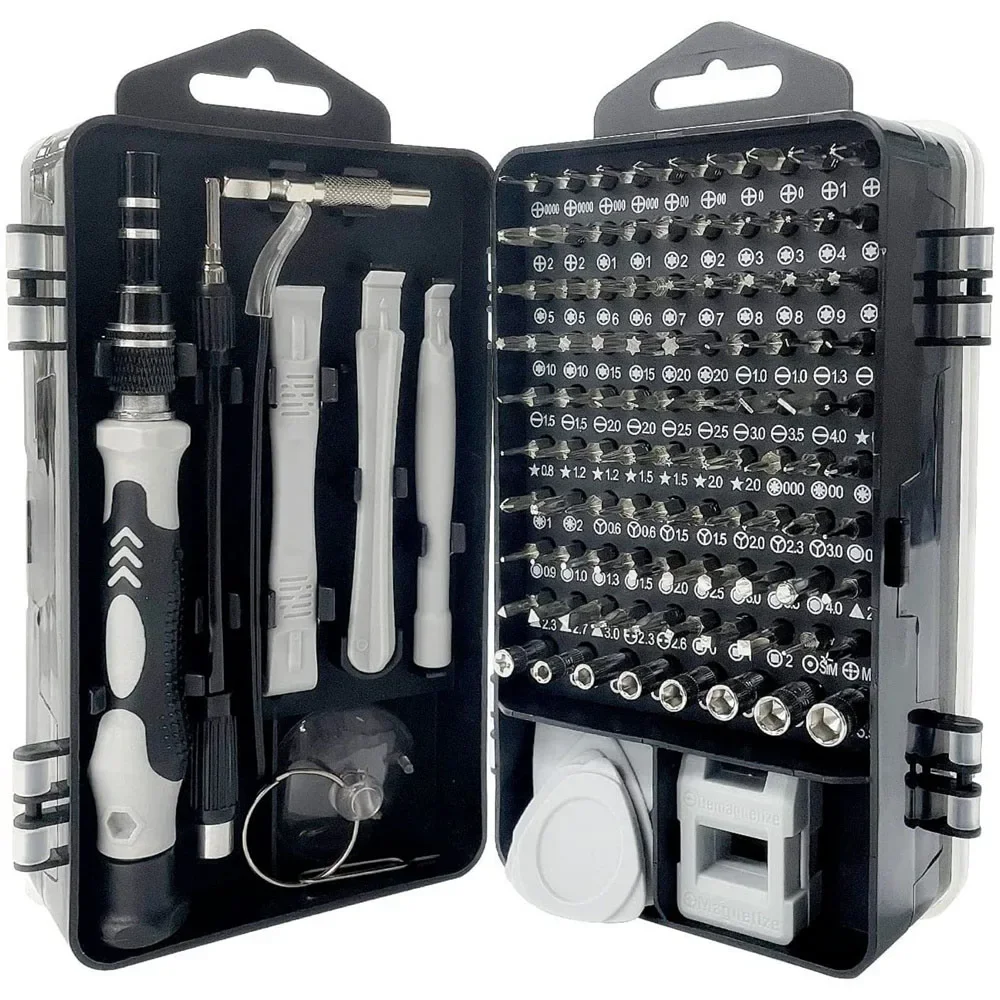 115 in 1 Precision Screwdrivers Set Multifunctional Mini Repair Hand Tools Kit Set for Computer, Laptop, Cell Phone, PC, MacBook