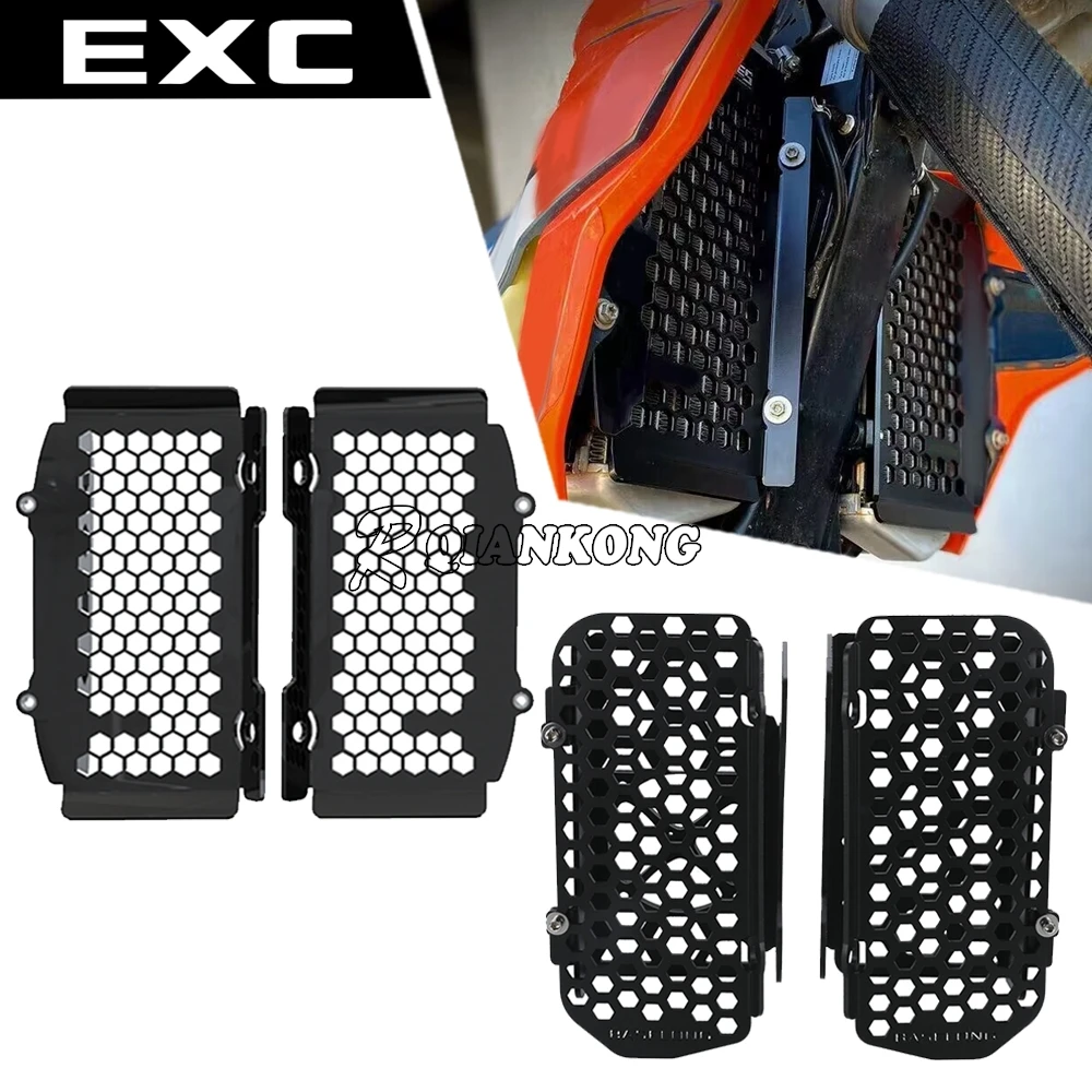 

2024 2025 2026 Motorcycle Radiator Grille Guard Cover FOR EXC XC SX SXF XCW TPI 2T 4T 125 150 250 300 350 450 500 2019-2022 2023