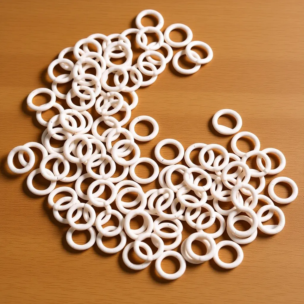 100Pcs Transparent Plastic Roman Curtain Rings for Blinds Shades Drapery Craft Decor Ceiling Fan Cord Management Kit
