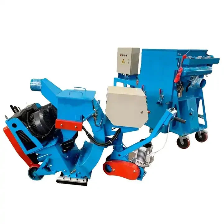 automatic Concrete Road Floor surface shot blasting removal machine for tile and marble cleaning