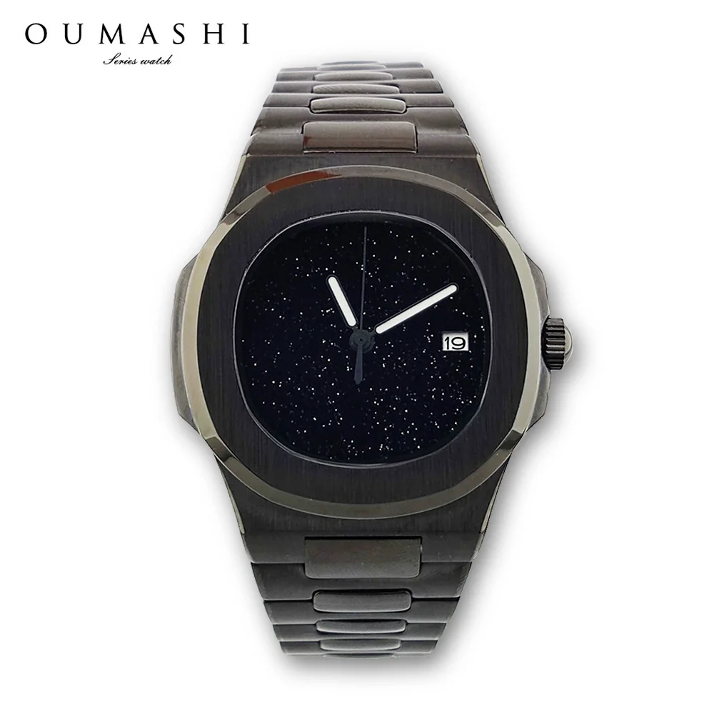 

Black Starry sky dial NH35 watch Stainless steel waterproof watch Mechanical watch NH35 Automatic movement 43mm Men's watch