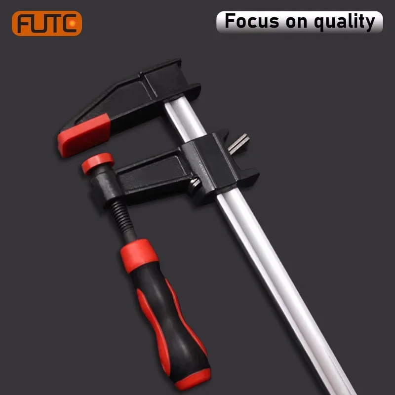FUTE 24/30/36 Inch Wood Working Clamps Adjustable Bar Clamps Woodworking Quick Clamps F Clamp Fixture Home DIY Hand Tool