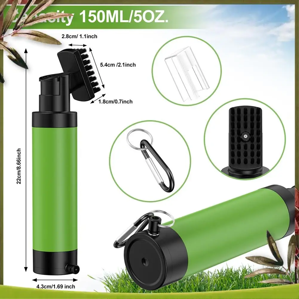 Golf Club Cleaner Brush And Microfiber Towel Cleaning Kit,Groove Sharpener Brush With Water-Spray Bottle Golf Tool Multi-Purpose