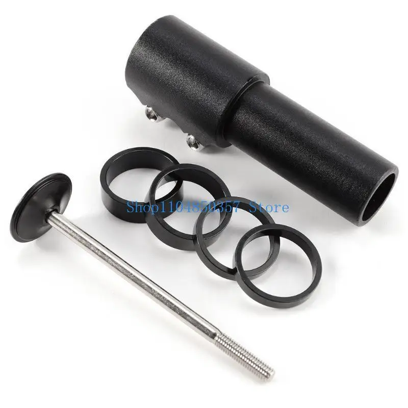 Prolongateur hauteur tige fourche vélo 652F, adaptateur montée guidon, entretoise hauteur en alliage pour