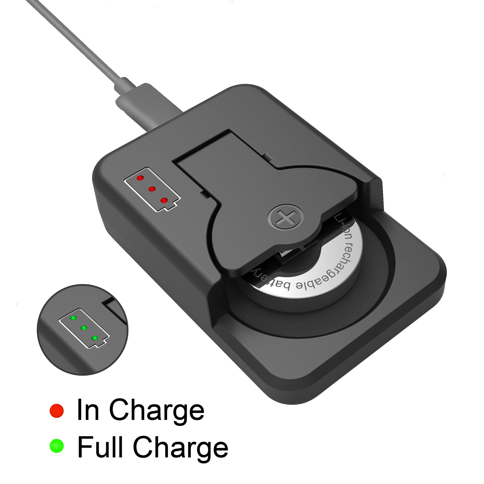 2024 Newest Multifunctional 4.2V Mini Button Battery Charger LIR2032 LIR2450 Rechargeable 3.6VLithium Battery Charger