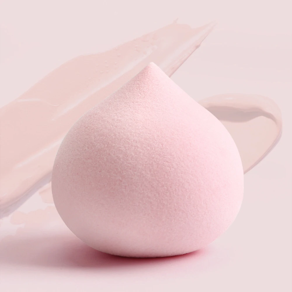 Extraweicher Mochi Puff – Cotton Candy Texture Blender für flüssiges/minerales Make-up, federnder Pfirsichschwamm für trockene und nasse Zwecke