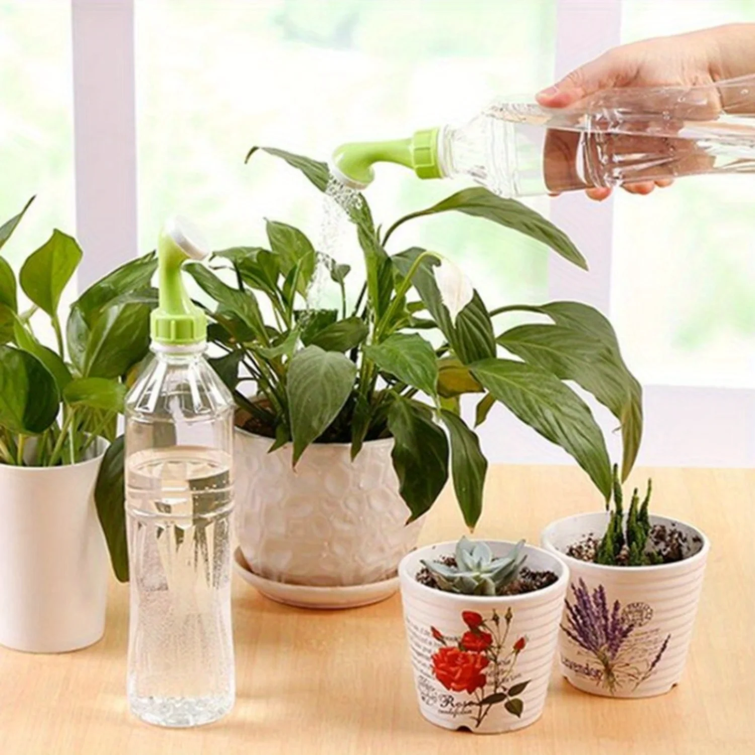 Easy-to-Install Plastic Plant Watering Devices - Household Sprinklers for Potted Plants Plant water dripper Plant watering bulbs