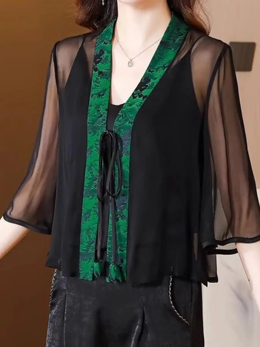 xale-preto-de-verao-sem-mangas-acessorio-de-moda-feminino-veu-protetor-solar-leve-de-malha-top-elegante-para-vestidos
