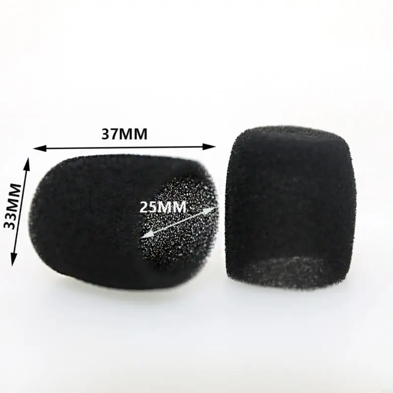 W91A 10PCS FOAM WINDSCREEN สำหรับตัวกรอง antipop ไมโครโฟนมือถือ