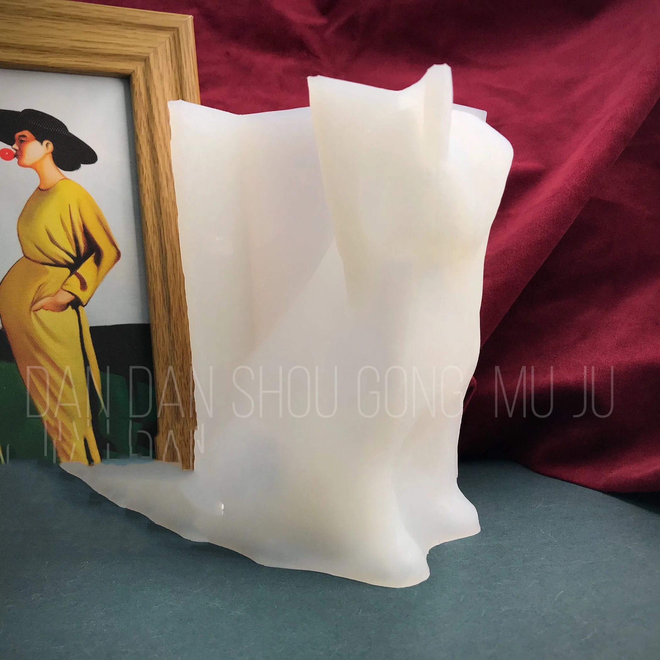 3D Rottweiler Model silikonowa forma trwałe zwierzę pies Ornament z żywicy aromaterapia samochodowa rękodzieło ręcznie wytrzymałe formy do żywicy — zdjęcie 5