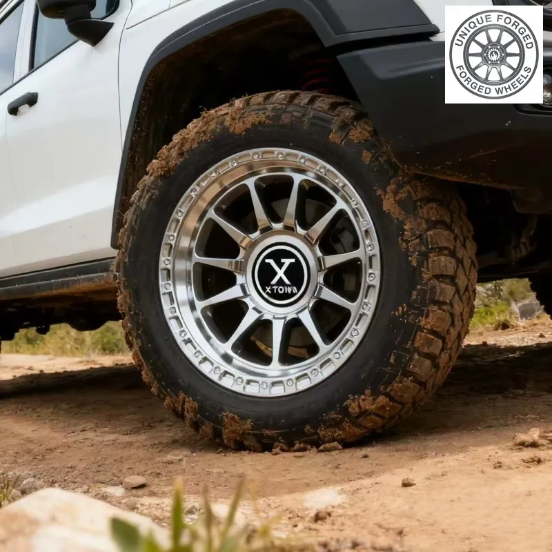 26 Style Custom Beadlock 22 24 Inch 6x135 6x139.7 Forged Off Road Wheels Pickup & SUV Rim For Jeep Wrangler For Ford F‑150 For C