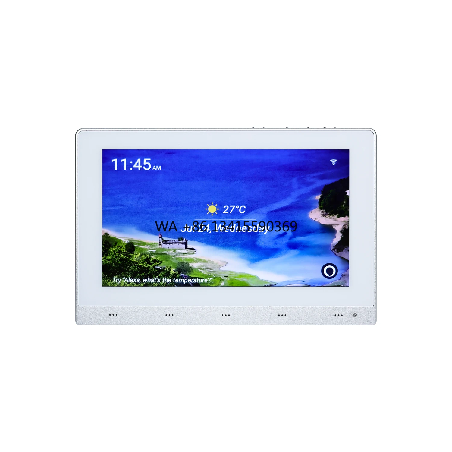 M Smart Home Touch Screen Control Panel Audio Android Wifi Alexa 7-inch Wall Amplifier with Bluetooth/Usb/Tf Card