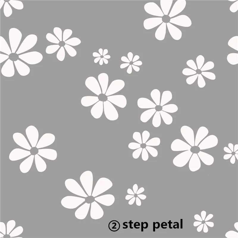 New 2025 Stencil 3 In 1 Flowers Leaf Template Set Background Frame Card Craft No Clear Stamps Metal Cutting Dies Scrapbooking