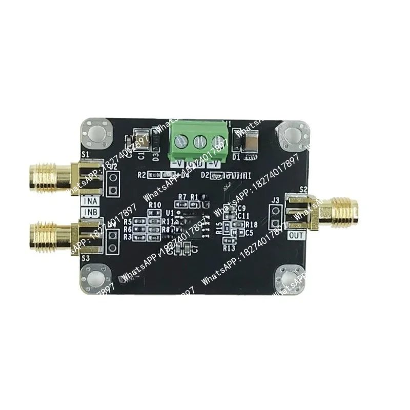 High-speed analog adder module, two in-phase adders,Reverse addition/subtraction,bias amplifier signal superposition, 1M