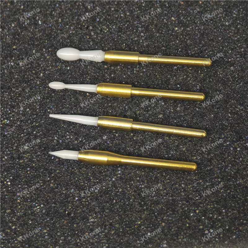 5Pcs Dental Gum Cutting Ceramic Bur High Speed Soft Tissue Trimmer Polishing Bleeding Free
