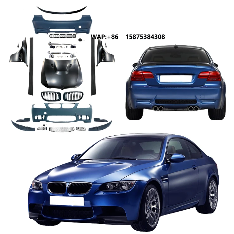 

Body Kit for E90 2009-2012 Upgrade to New Design G80 M3 Style Front Bumper Hood Fender Headlight Exhaust Automotive Parts