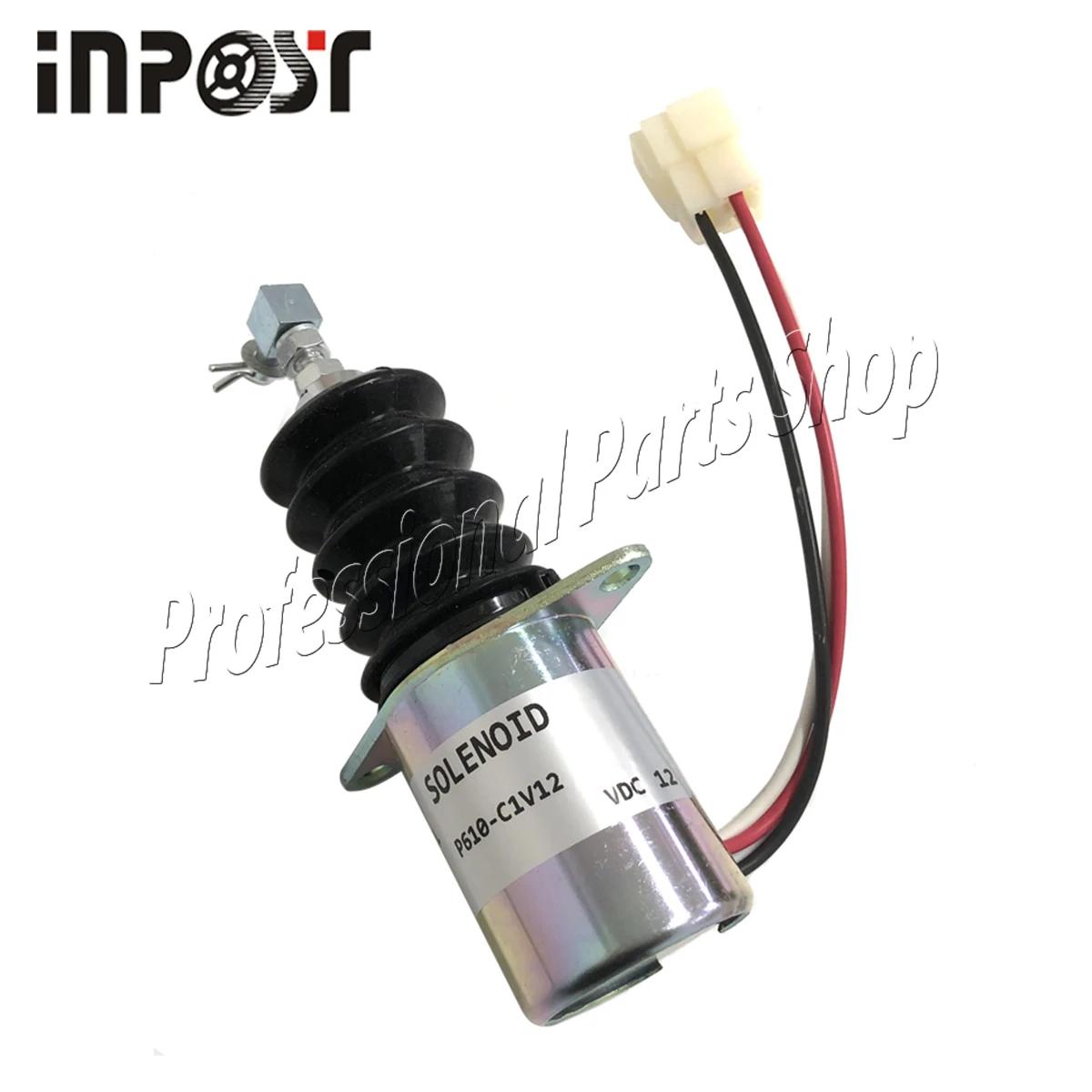 New 12V Fuel Shutoff Solenoid P610-C1V12 For Trombetta Yanmar