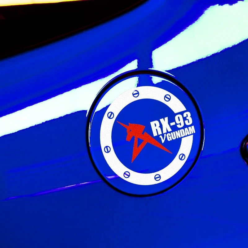 ملصق سيارة شارات نافذة السيارات الذيل الشارات ل الكلاسيكية الكرتون أنيمي روبوت البدلة المتنقلة RX-93 الحصان #2
