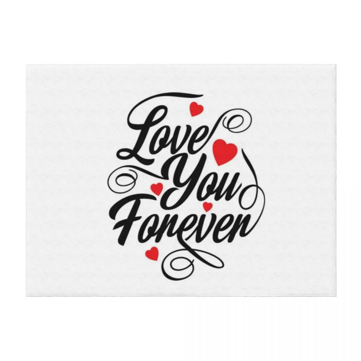 أنا أحبك إلى الأبد رمي بطانية للأطفال قيلولة ثقيلة دافئة لبطانيات الشتاء #2