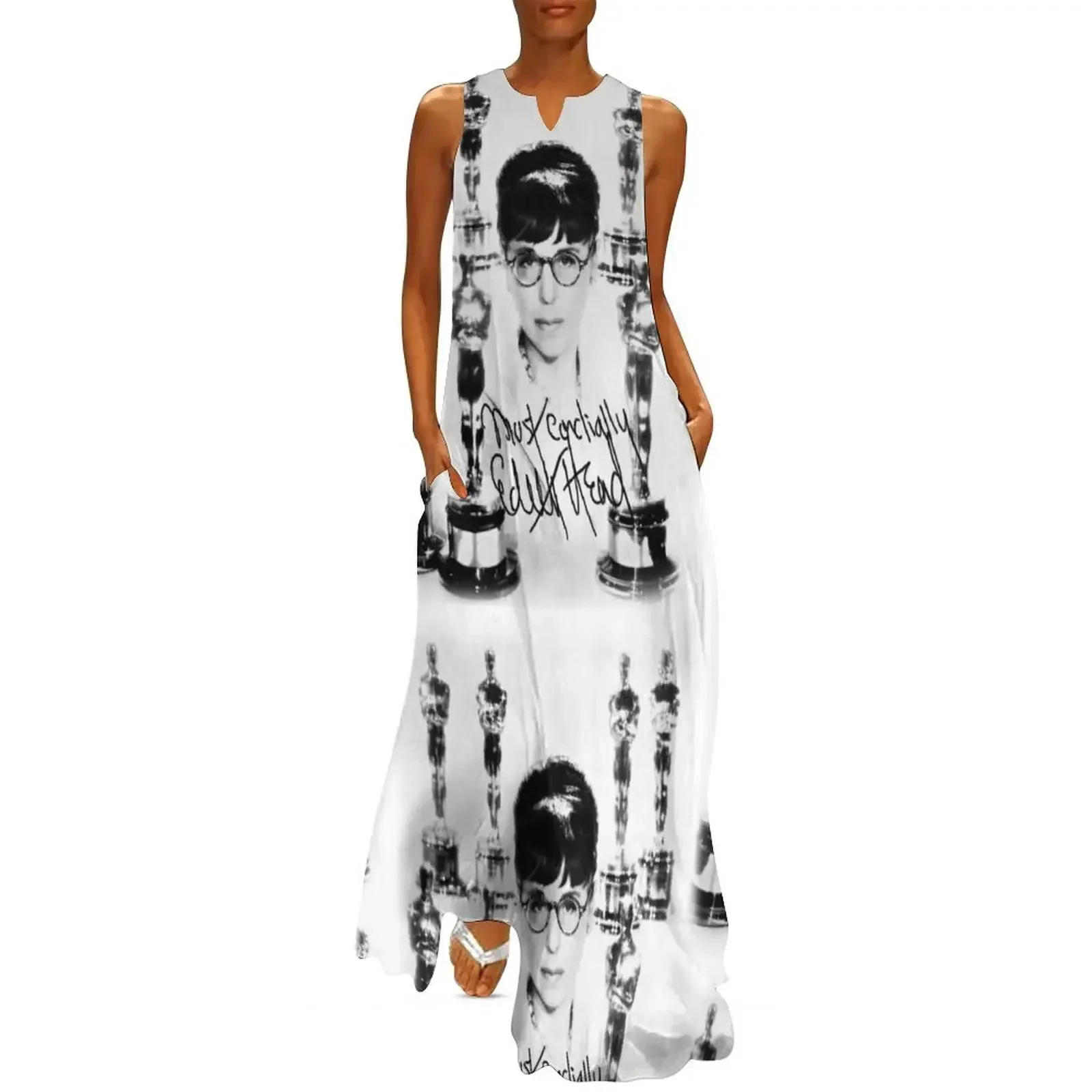 

MOST CORDIALLY, EDITH HEAD Long Dress evening dresses ladies long sleeve dresses Woman's evening dress Dress