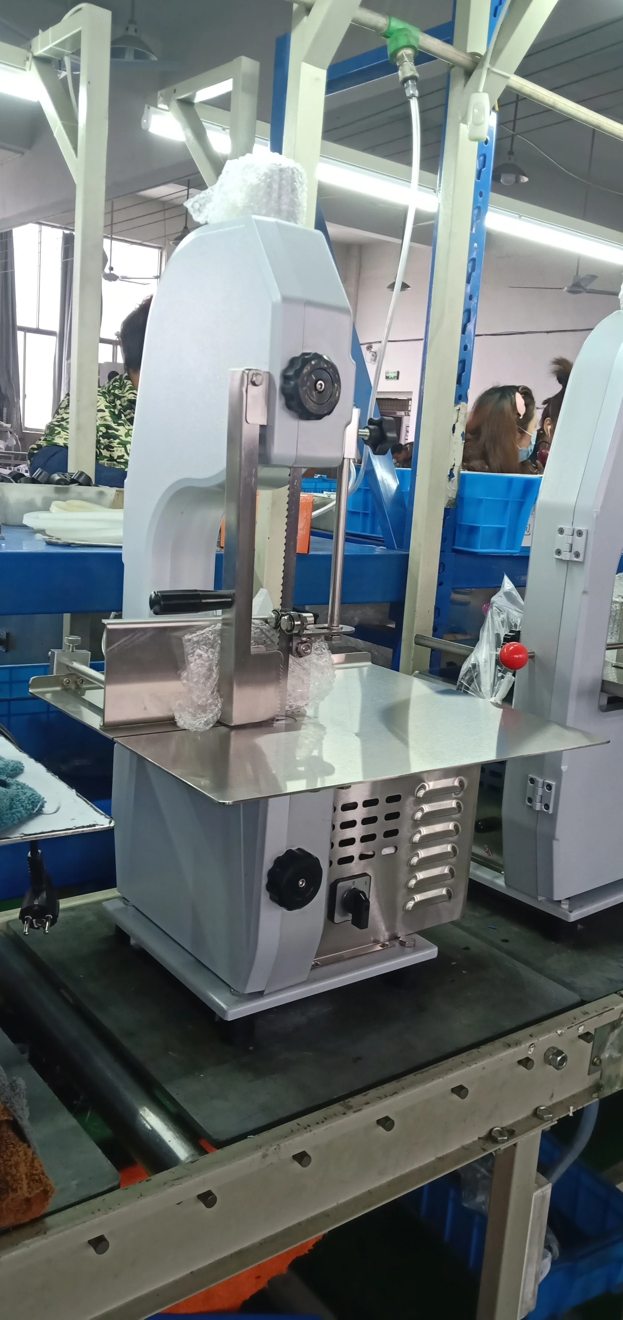 HR-210A Commercial Meat Slicer Bone Cutting Machine Large Table Electric Meat Saw