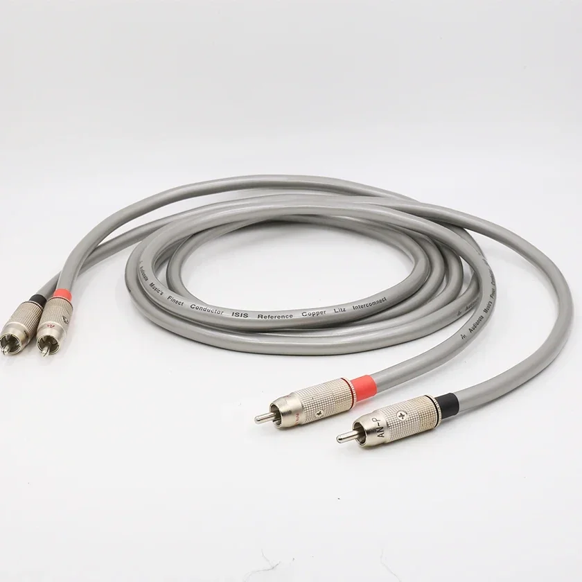 AN-Vx Audio Note ISIS Reference Copper Litz RCA Audio Line Cable Hi-End RCA Extend Audio interconnect Single Cable