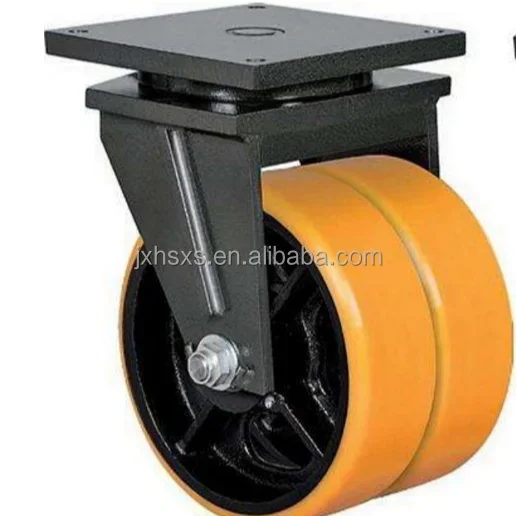 Roda PU com placa superior, Load Caster, 2 Ton