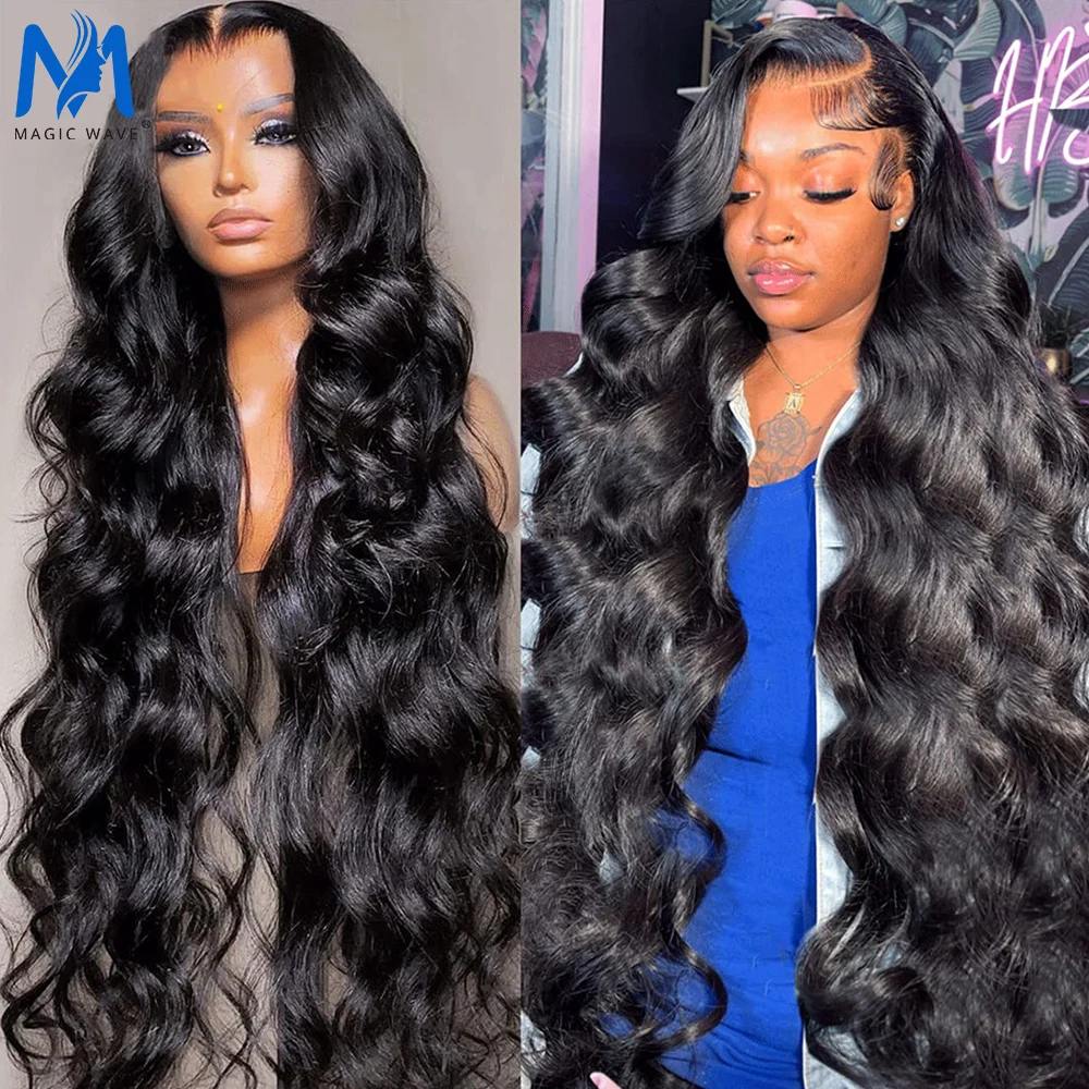 

4x4 Lace Front Body Wave Human Hair Wigs Brazilian Virgin Hair Pre Plucked Hairline Human Hair Lace Front Wigs With Baby Hair