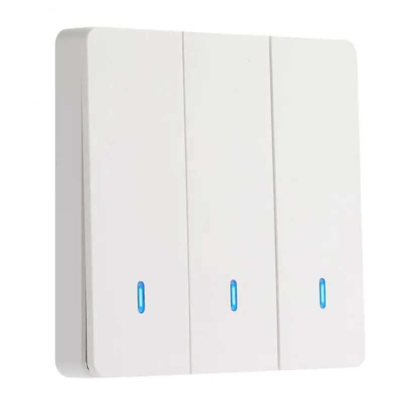 Smart Light Switch Wireless RF 2.4G interruttori telecomando AC 90-250V modulo interruttore relè 86 pannello a parete per lampada camera da letto