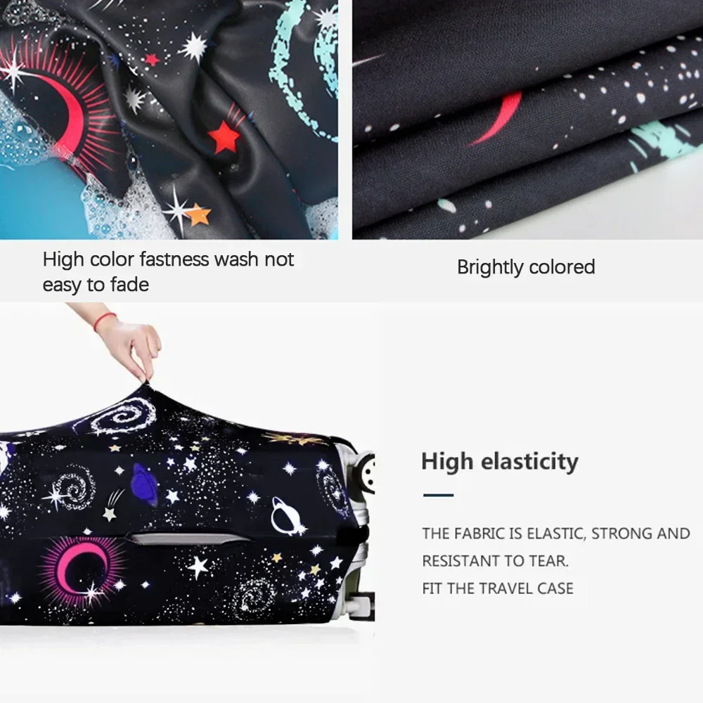 Luggage Cover Stretch Fabric Suitcase Protector Baggage Dust Case Cover Suitable for18-32 Inch Suitcase Case Travel accessories