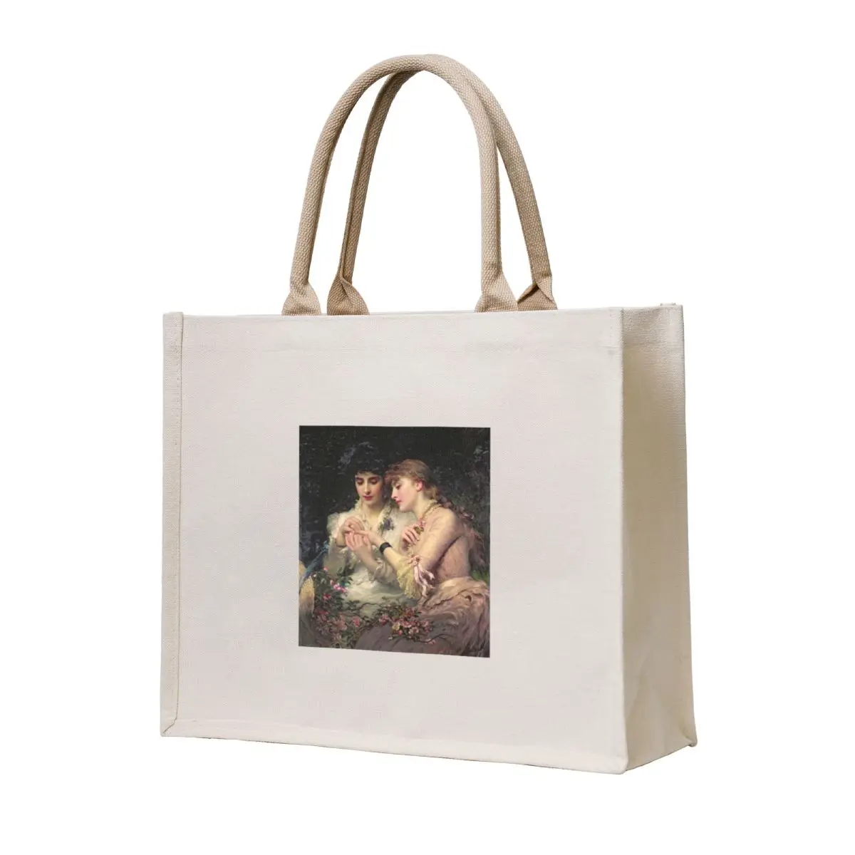 

Sapphic Painting Tote Bag Beach bag shopping bags foldable tote bags aesthetic Eco bag