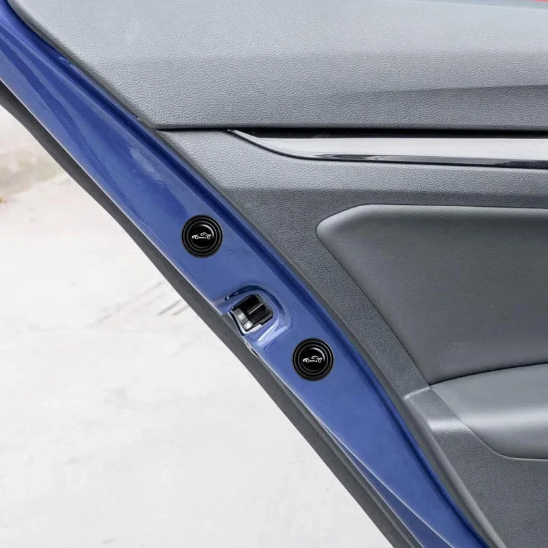 Car Door Pads Shock Absorbing and Silent Mat Anti-collision Silicone Car By Protector Stickers Buffer Gasket Auto Accessory