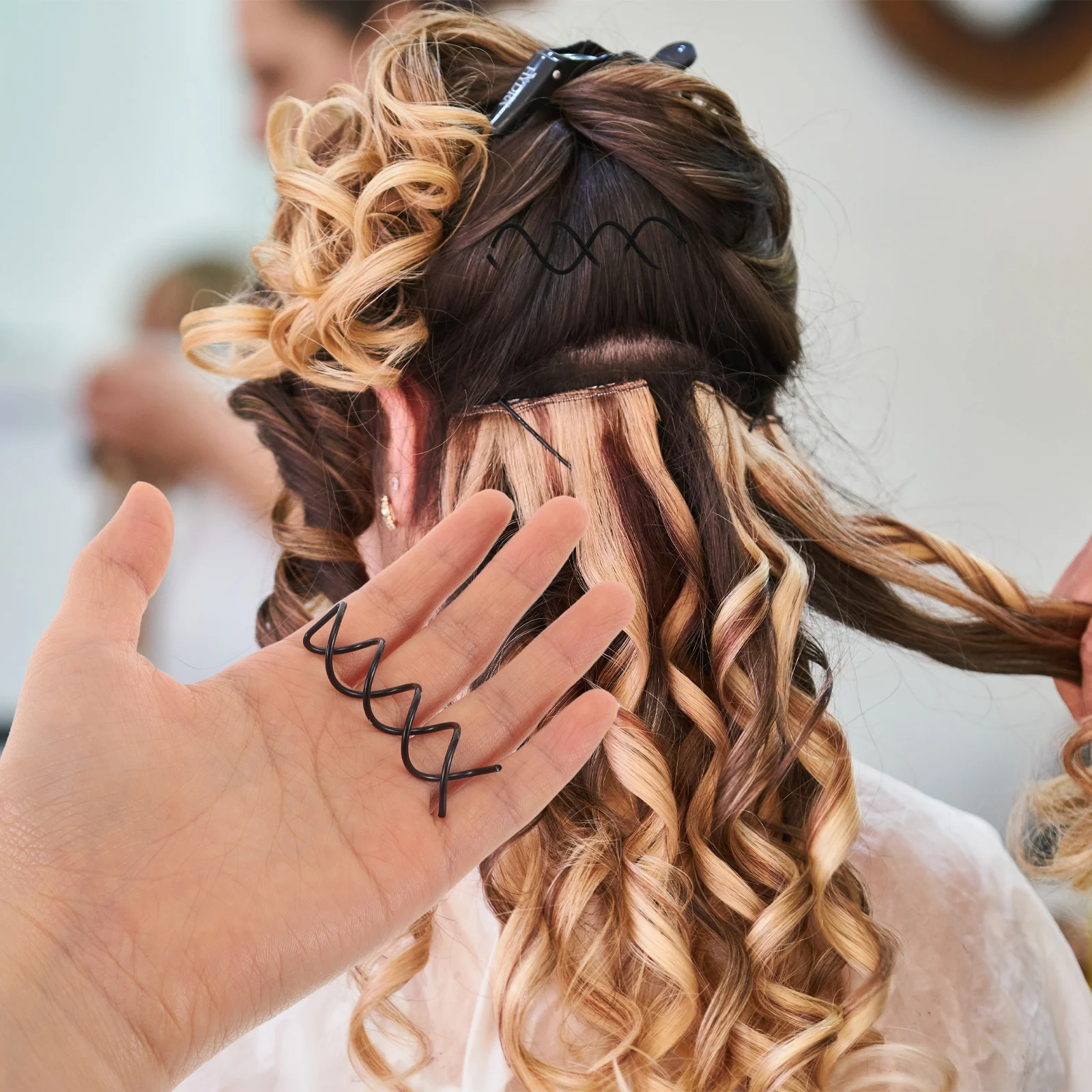 

50Pcs Spiral Hair Pins Non Scratch Round Tips Twist Screw Hair Pin Women Bun Hairstyle DIY Bobby Pins Accessories