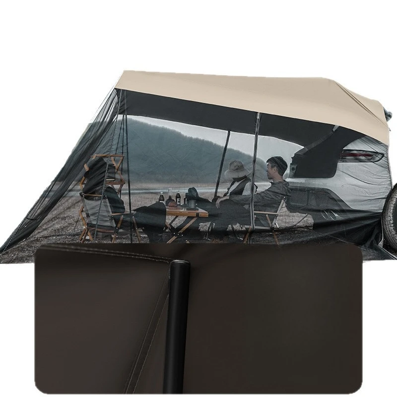 

Rear tent outdoor exposure portable canopy rain protection sun protection