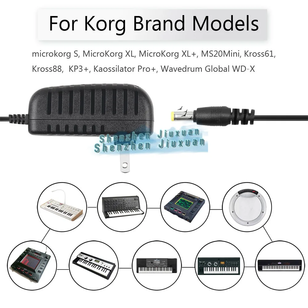 9V Power Supply Adapter Monophonic Synthesizer Fit for Korg Monologue KA350 Volca Series Charger Musical Instrument Accessories