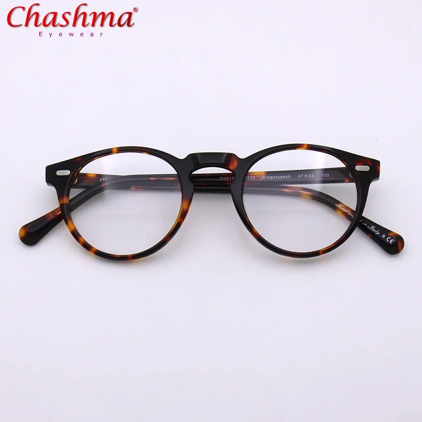 

Retro Vintage Round Gregory Peck Spectacle Myopia Glasses Optical frame OV5186 Eyeglasses Frame Blue Light oculos de grau