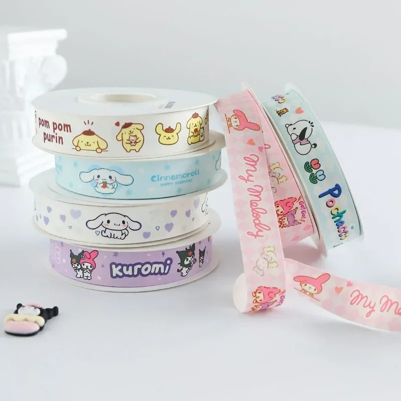 kuromi ribbon cartoon cute gift packaging decorative ribbon handmade cake bread strap 22m/roll home decoration wholesale