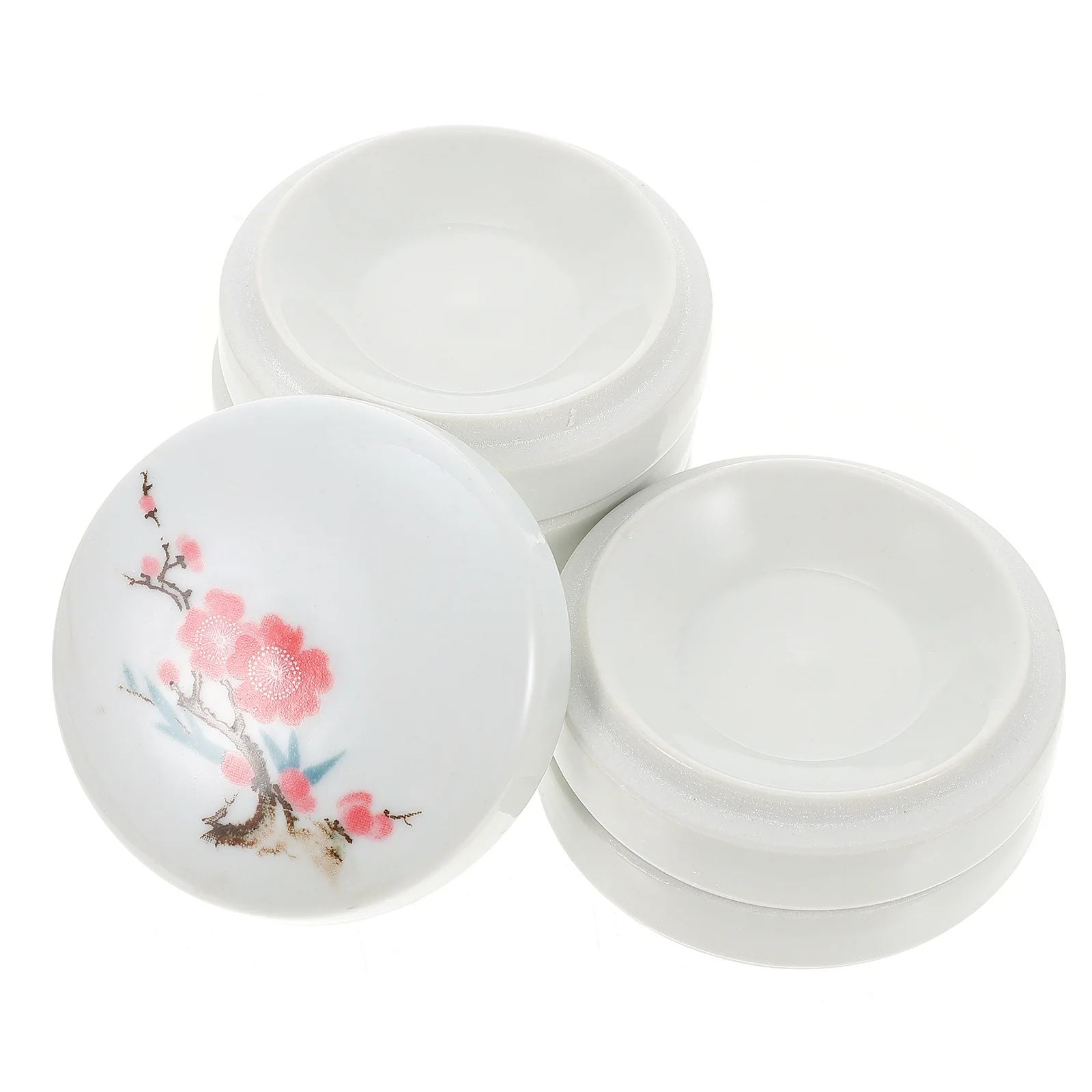 1Set Premium Color Mixing Tray with Cover Ceramic Plate for Painting Students Artists Smooth Safe Pigment Board Gouache