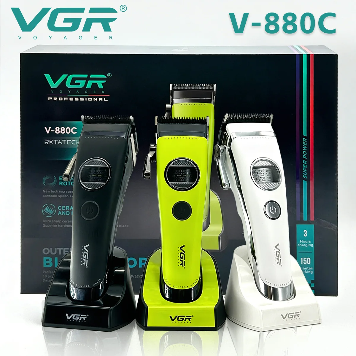 ¿Por qué el VGR Clippers Professional Hair Cutting Machine Brushless Motor Clipper es la mejor opción para tu corte de cabello?