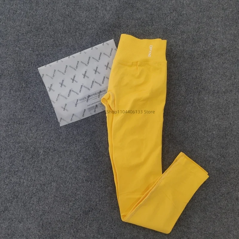 Impact with Logo Leggings Women Seamless Yoga Legging Scrunch Butt Lifting Gym Legging Low Ribbed Waistband Sports Tights