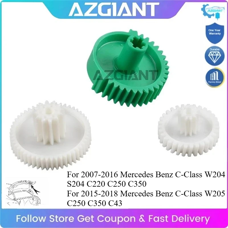 

AZGIANT for Benz C-Class W204 W205 Series Trunk Lock Actuator Repair Inner Gear Set Replace DIY High Quality Exact OEM Parts