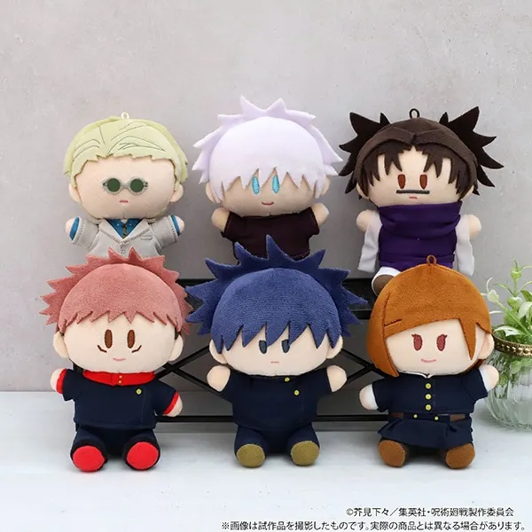 Stuffed Jujutsu Kaisen Genuine Movic Plush Doll 10cm CHOSO Nanami Kento Gojou Satoru Itadori Yuuji Fushiguro Puppet Toys for Fan