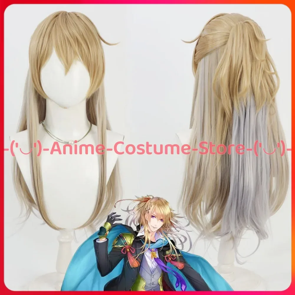 

Touken Ranbu Kogitsunemaru, парик для косплея, хвост, аниме, игровой персонаж, костюм для Хэллоуина, парики, термостойкие синтетические волосы